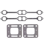 For Mercruiser 5.0 mpi 5.7 350 mag riser block v8 elbow kit Gasket Manifold