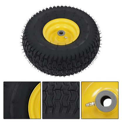15x6.00-6 Lawn Mower and Dump Cart Wheel - 3/4 Inch Axle, 3.25 Inch Hub