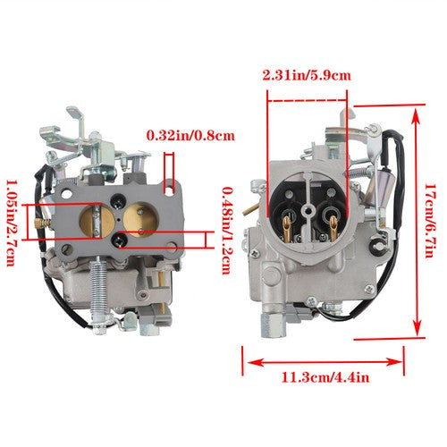 Carburetor For Toyota Forklift Corolla Liteace 5K 1982-1989 21100-13420 2 Barrel