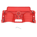 Universal Rolling Knee Creeper/Pads with Tool Tray Holder + 5 Swivel Castors Red