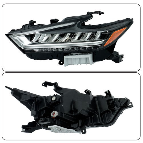 Headlight Single Projector For Nissan Maxima 2019-2021 Headlamps LH Side Clear