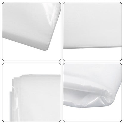 10 × 15 FT Polyethylene Greenhouse Film Clear Greenhouse Plastic Sheeting 6 mil