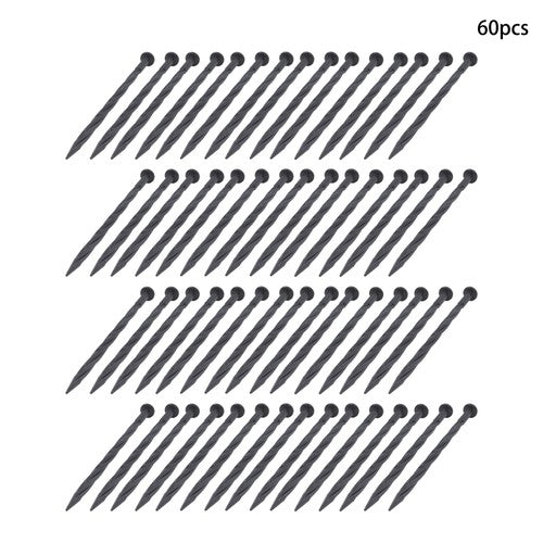 Edging Nails Garden Anchoring Spikes 8 Inch 60 Pcs Plastic Spiral Landscape