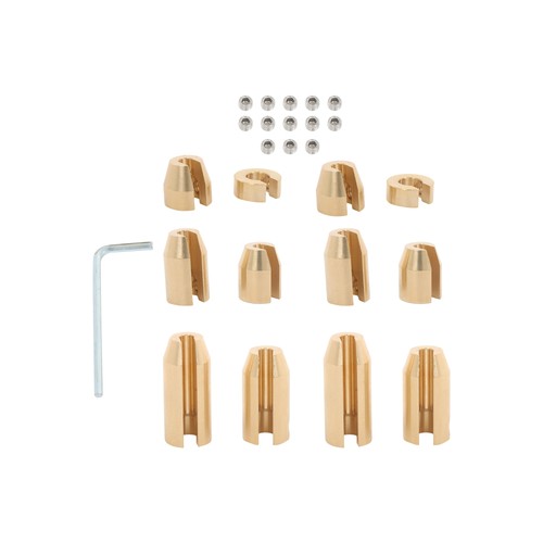 Motorcycle Reusable Brass Wheel Spoke Balance Weights 12 Pack Universal