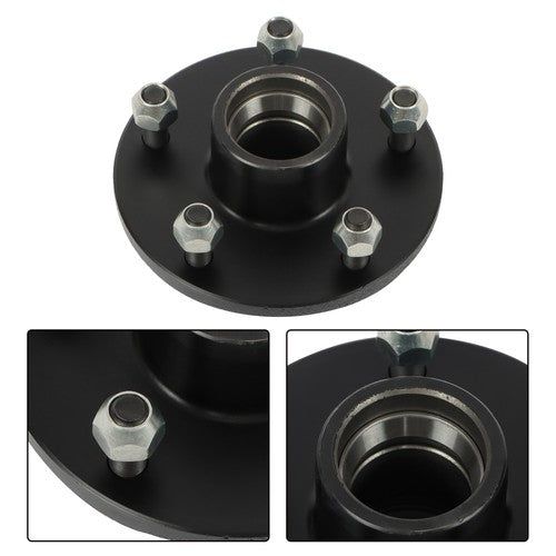 New 1 PCS 5-5' Bolt CircleTrailer Hub Kit Fit For 3500 lbs #84 Trailer Axle