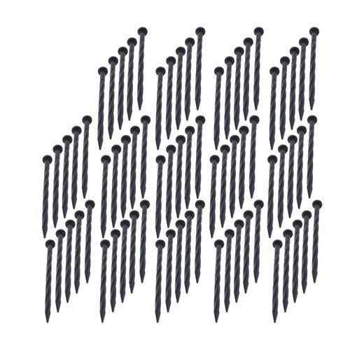 Garden Spiral Landscape Spikes 70PCS 8 Inch Plastic Landscape Anchoring Spikes