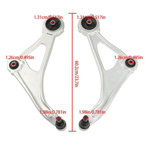 2Pcs Front Lower Control Arm w/Ball Joint New For Nissan Maxima Altima 2015-2019