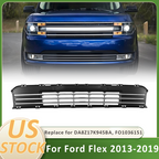 For Ford Flex 2013-2019 Front Bumper Lower Grille Black w/Chrome Trim FO1036151