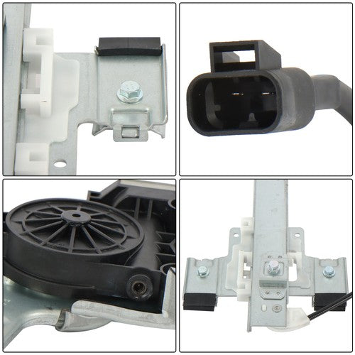 For Cadillac Chevrolet GMC 2007-14 741-391 Power Window regulator RR w/Motor