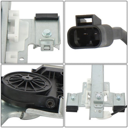 For Cadillac Chevrolet GMC 2007-14 741-391 Power Window regulator RR w/Motor
