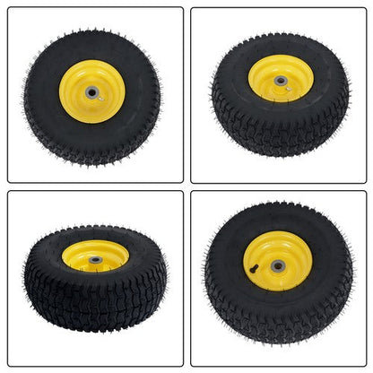 15x6.00-6 Lawn Mower and Dump Cart Wheel - 3/4 Inch Axle, 3.25 Inch Hub