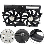 For Audi S4/S5 2013-2015 Dual Radiator Condenser Cooling Fan Assembly AU3115113