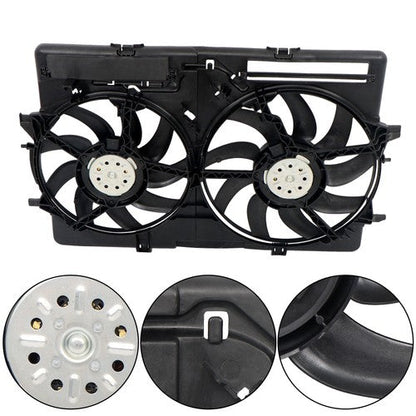 For Audi S4/S5 2013-2015 Dual Radiator Condenser Cooling Fan Assembly AU3115113