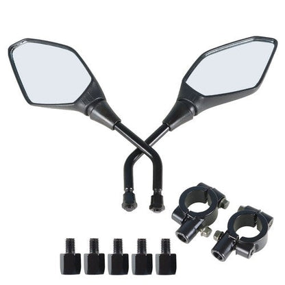 Rear View Side Mirrors Connectors Fit For Polaris Sportsman 110 300 XP 850 1000