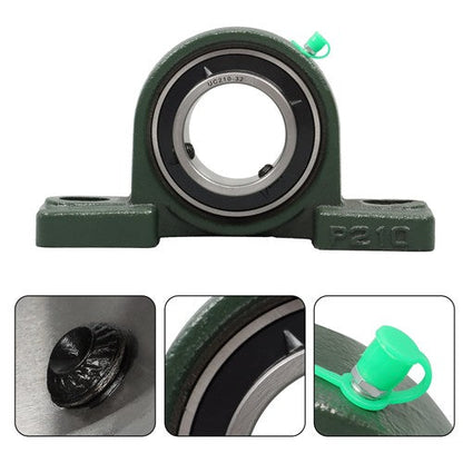 2 Pack UCP210-32 Pillow Block Mounted Ball Bearing 2" Bore Self Aligning New