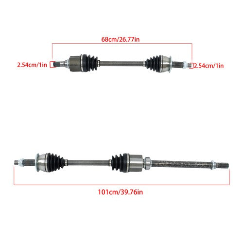 NI-8686 Front Left+Right CV Axle Assembly For Nissan Altima 2019-23 391016CA0A