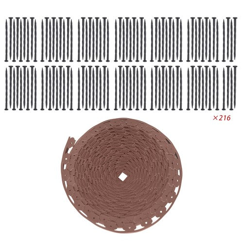 2 inches high 246 feet  Garden edge lawn grass stone isolation strip
