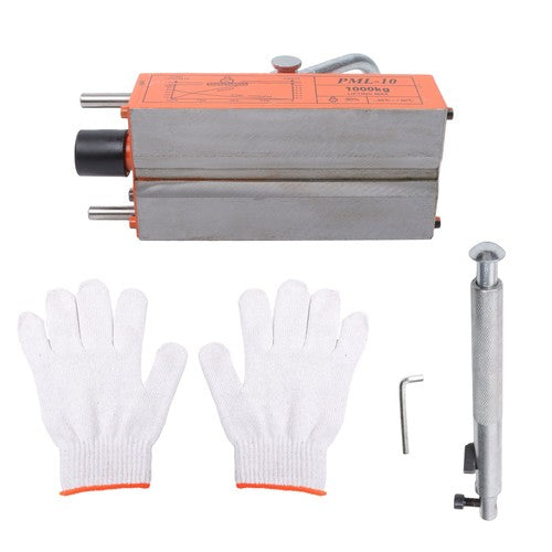 2200Lbs/1000kg Neodymium Hoist Magnetic Lifter Lifting Magnet 2 Safety Factor