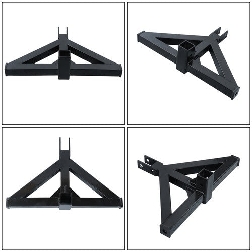 Quick Hitch Multi Compatible with Towing Hook 3 Point Trailer Hitch 2 Receiver