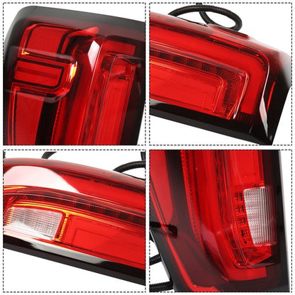 Driver/Left Side Red Lens Tail Light LED For GMC Sierra 2019 2020 2021 2022