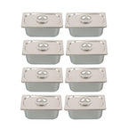 1/3 Size 6 Inch Deep Thickened Restaurant Steam Table Pans 8 Pieces
