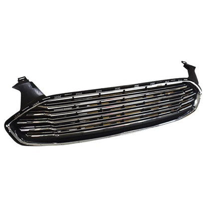 Grille + Front Bumper Combo Plastic Primered For 2013 2014 2015 2016 Ford Fusion