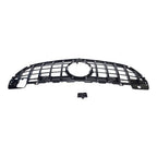 For Mercedes Benz C200 C300 2022-2024 W206 Gloss Black Front Bumper Grille Grill