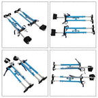 Painting Stilt 36" - 48" Drywall Stilts Adjustable Aluminum Alloy Tool Blue