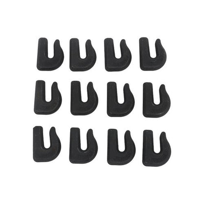 12 Pack 3/8" Weld On Grab Hook 6600lbs Heavy Duty G70 Forged Grab Chain Hooks