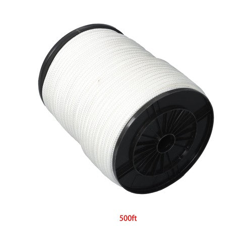 3/8in × 500ft Nylon Solid Braid Rope High UV Abrasion Resistance Industrial