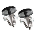 2 Pcs Spindle With Pulley Bolt For Troy Bilt Tb42 Pony Bronco Tb42 7-Speed