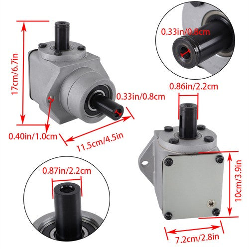 Deck Gearbox Fits For Grasshopper Right Angle CCW Front Mount Mower 390024 US