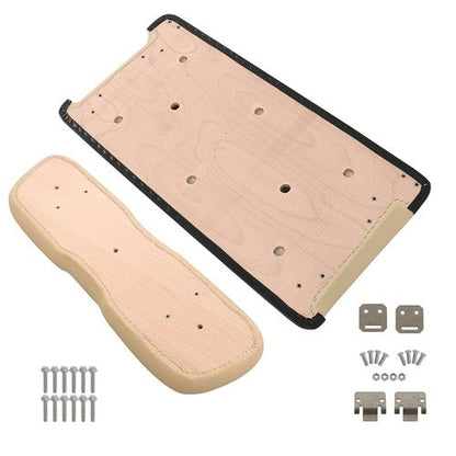 Beige Front Seat Bottom+Back Cushion Set For Club Car DS 2000.5-Up Golf Cart