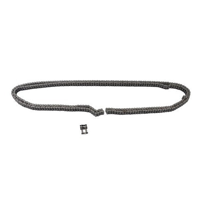#35-2 Duplex Roller Chain 10 Feet Heavy Duty Double Strand with 2 Master Links
