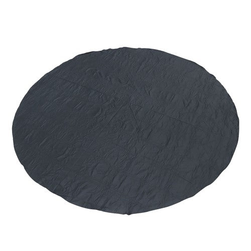12ft Round Outdoor Inflatable Hot Tub Mat Pool Liner Pad Heavy Duty 12'(Black)