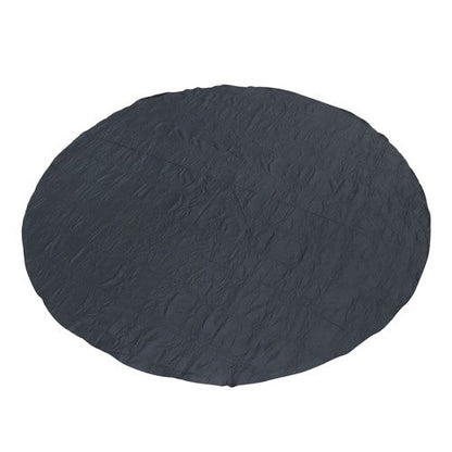 12ft Round Outdoor Inflatable Hot Tub Mat Pool Liner Pad Heavy Duty 12'(Black)