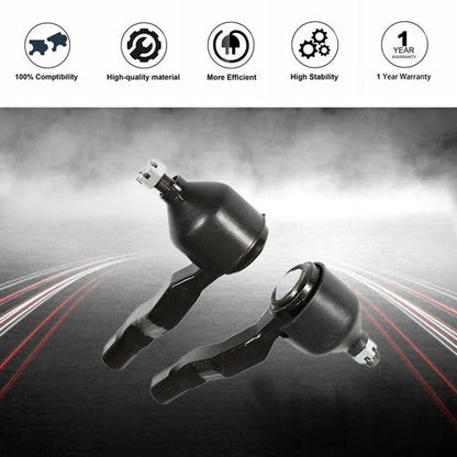 For Nissan 350Z Infiniti G35 03-04 RWD New Front Control Arms Tierods Sway Bars
