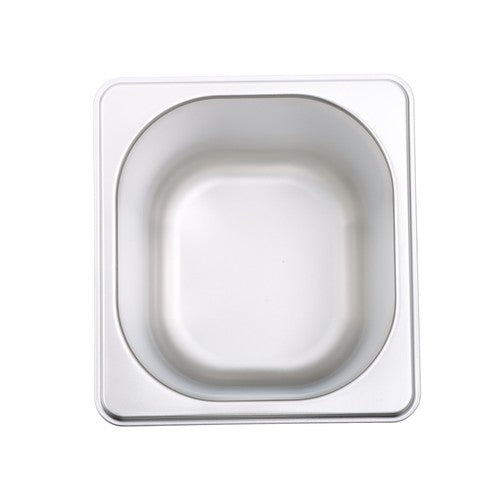 6 Pcs 6Inch Deep Thickened 1/6 Size Steam Table Pans Without Lid Stainless Steel