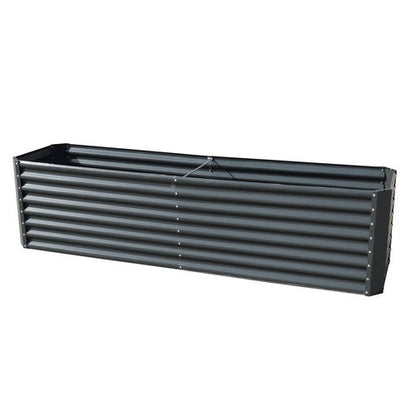 8x2x2 Ft Metal Raised Garden Beds Metal Planter Box Easy Assembl