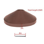 2 inches high 246 feet  Garden edge lawn grass stone isolation strip