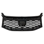 Gloss Black Front Bumper Upper Honeycomb Style Grille Fit 2012-2015 Honda Pilot