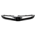 Fit 2006-2007 Honda Accord Sedan Front Upper Grille & Bumper Grill Fog lights