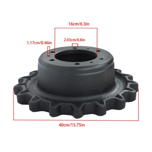 T630 T870 Drive Sprocket -6 Hole Single Speed 7165109 For Bobcat T200 T300