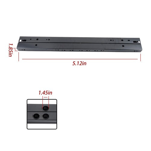 Front Bumper Reinforcement Beam For Colorado Canyon Durable 2023-25 Black Steel