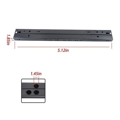 Front Bumper Reinforcement Beam For Colorado Canyon Durable 2023-25 Black Steel
