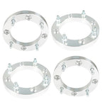 Wheel Spacers 4x156 1" 131mm M12x1.5 Silver 4Pcs For Polaris Polaris RZR 2015+