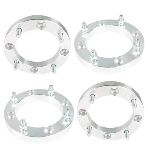 Wheel Spacers 4x156 1" 131mm M12x1.5 Silver 4Pcs For Polaris Polaris RZR 2015+