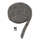 #35-2 Duplex Roller Chain 10 Feet Heavy Duty Double Strand with 2 Master Links