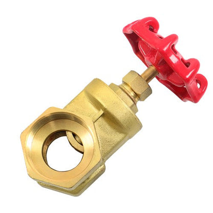 1-1/2" NPT 200psi Brass Gate Valve Rotary Globe Valve DN40 Female Threaded New