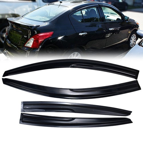 Fits for NISSAN VERSA 12-16 Side Window Visor Sun Rain Deflector Guard Thickened